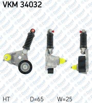 SKF VKM 34032 Alternator Gergi Rulmani Transit 2.0tdci 2.0di (00 06) Mondeo Iii 2.0tdci 2.2tdci 2.0 16v Tdci (00 )  ####